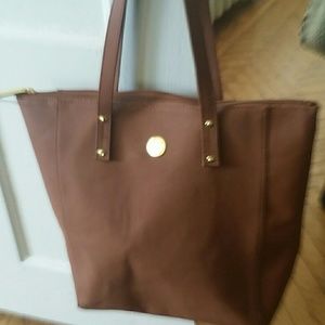 Joy leather tote